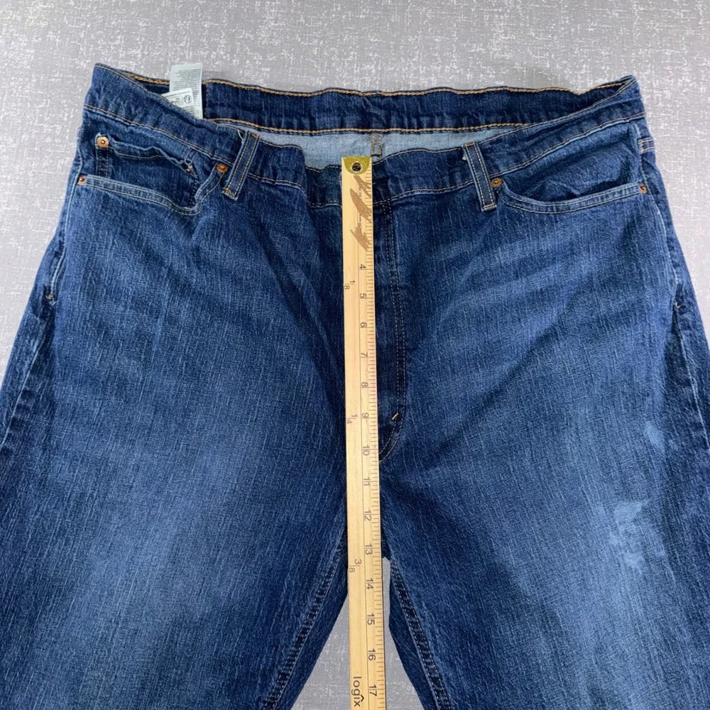 Levi's 541 Athletic Taper Mens Jeans 42x30 Blue Stretch Americano Denim Classic
